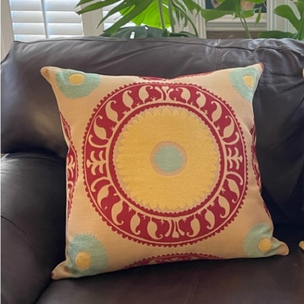 Dotties Originals “ Sun Medalion” Extraordinary Pillow